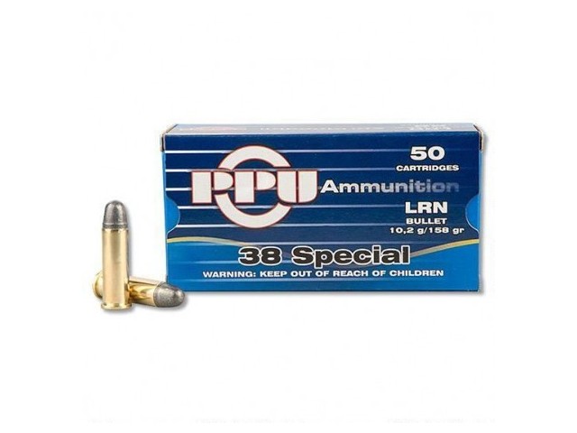 Proiettile PPU 38 Special LRN - 10,2g/158gr