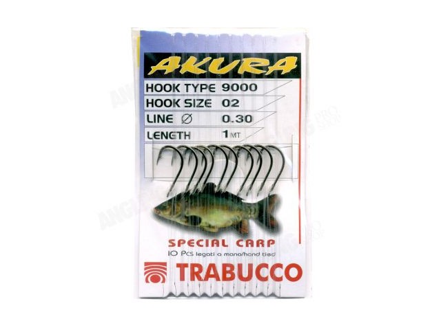 TRABUCCO AKURA Pre-tied 9000 Hooks