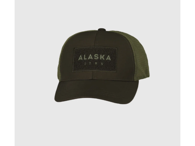 Cap ALASKA 1795 Trucker - Olive/Brown