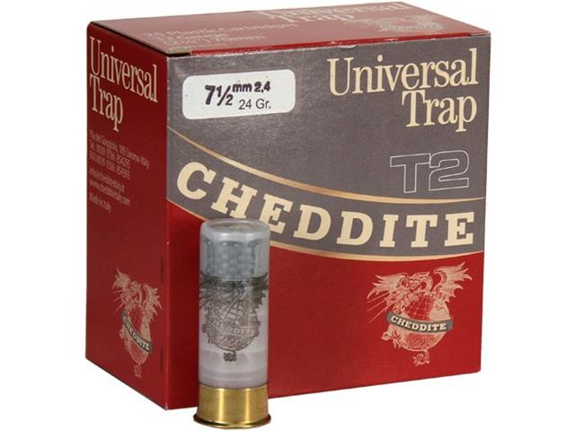 Cartuccia CHEDDITE 12 TRAP T2, 24g  7,5