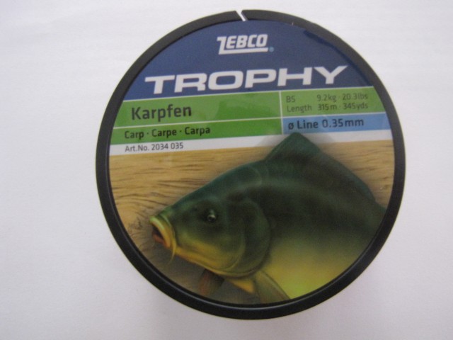 Zebco Trophy Carp 0.25mm 5.0kg 540m Brown - Fishing Line