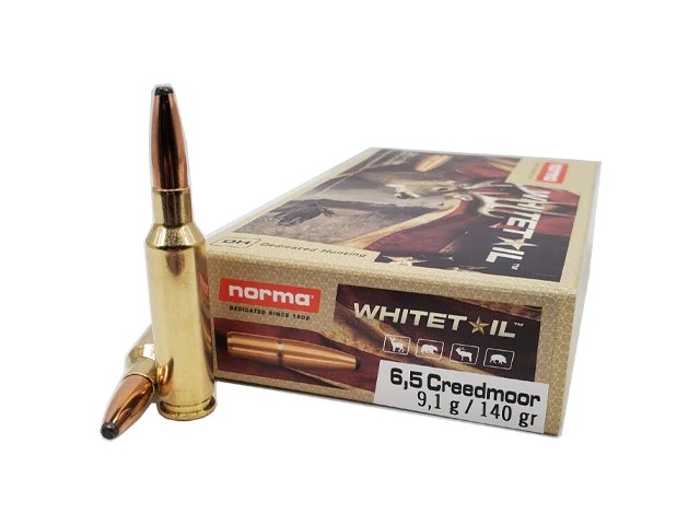 Municija NORMA 6,5 Creedmoor WHITETAIL - 9,1g/140gr