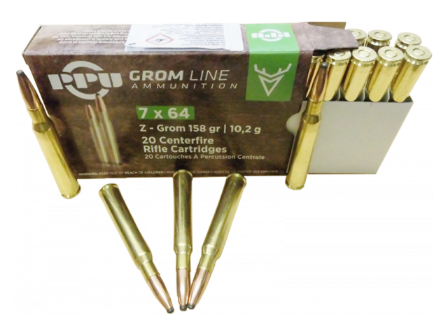 PPU Z-GROM 7x64 Bullet - 10.2g/158gr