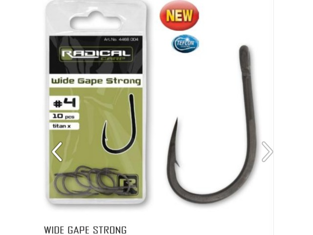 RADICAL Wide Gape Strong #2 Hooks