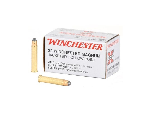 Cartuccia WINCHESTER .22 WMR JHP