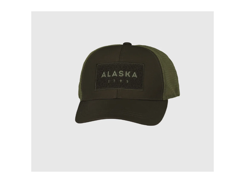 Cap ALASKA 1795 Trucker - Olive/Brown