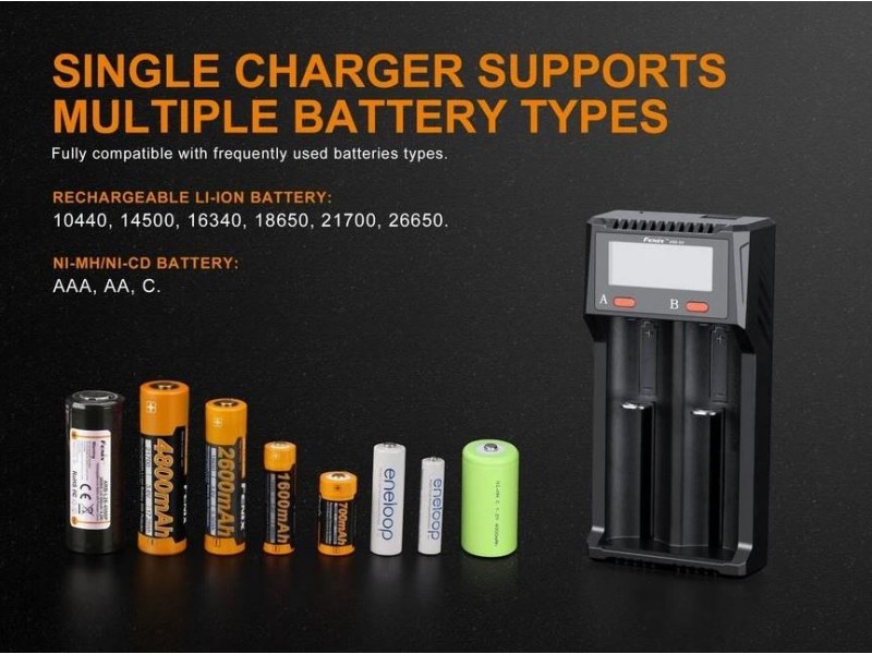 Fenix ARE-D1 Single Channel Smart Battery Charger