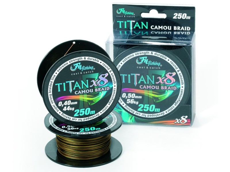 Vrvica FIL FISHING Titan X8 Camou Braid