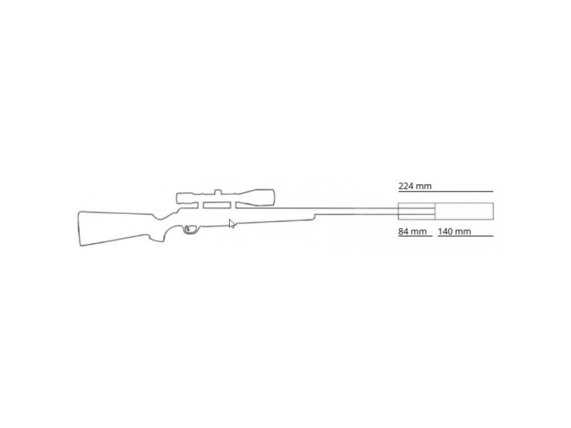 Soppressore di suono HAUSKEN JD224 XTRM MKII - cal.30