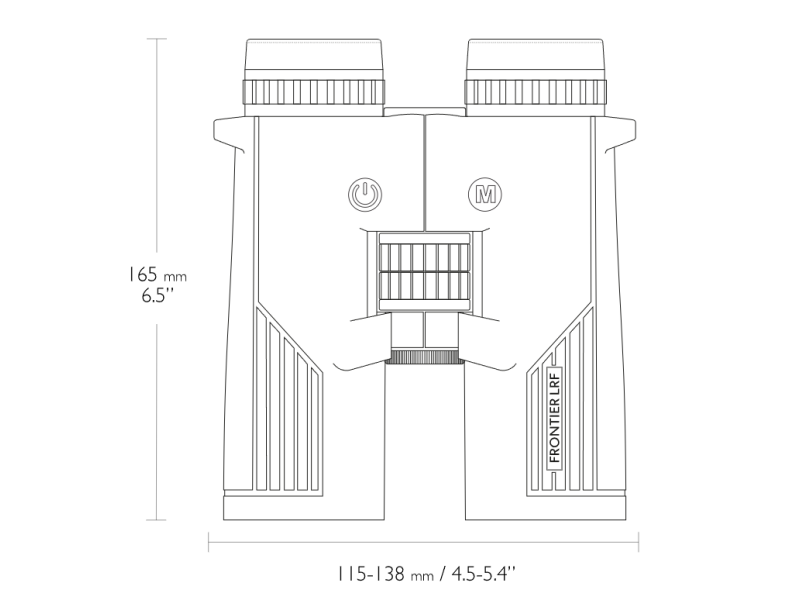 Daljnogled z daljinomerom HAWKE Frontier 8x42 LRF