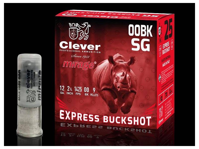 MIRAGE Clever 12/70 Express Buckshot - 34g/8,6 mm