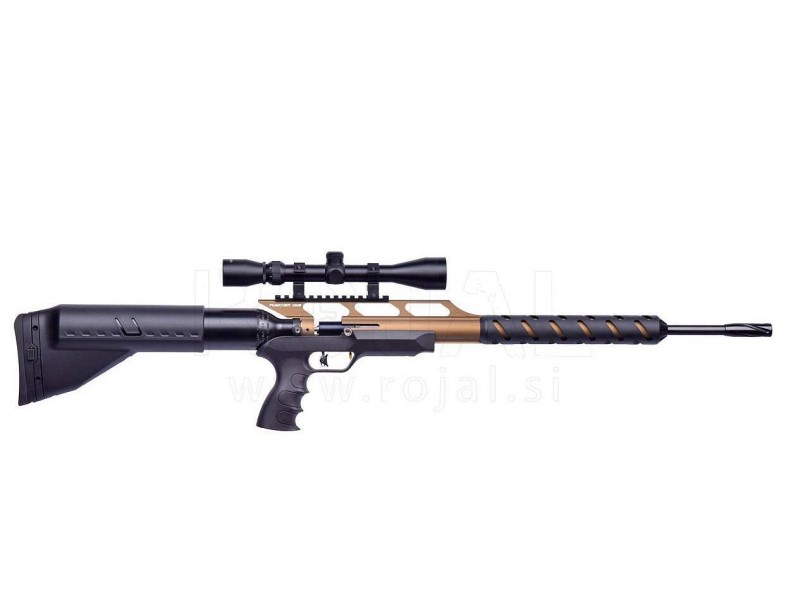 Zračna puška PCP KRAL ARMS Puncher ONE Tactical bronze - 5,5 mm + dalj. 3-9x40