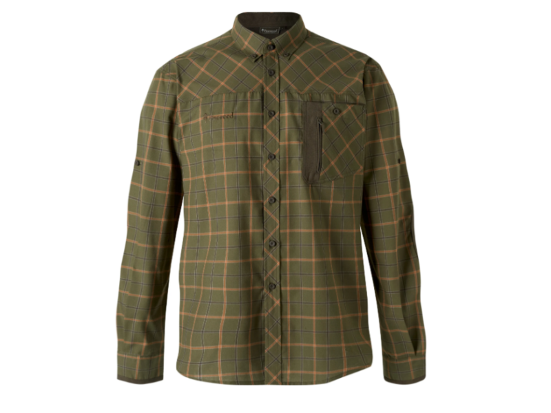 Camicia PINEWOOD Wolf - Verde/Terracotta